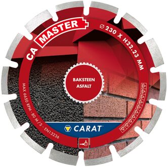 Carat DIAMANTZAAG BAKSTEEN Ø125x22,23MM, CA MASTER - CAM1253000 - CAM1253000