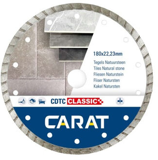 Carat Diamantzaag | Beton / Natuursteen | Ø180X22.23mm | TYPE CDTC / CLASSIC - CDTCC18030