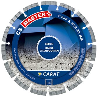 Carat DIAMANTZAAG BETON Ø115x22,23MM, CS MASTER - CSM1153000 - CSM1153000