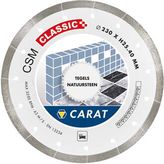 Carat DIAMANTZAAG TEGELS Ø180x25,40MM, CSM CLASSIC - CSMC180400