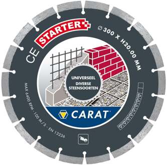 Carat diamantzaag universeel ø300x22,23mm, ce starter