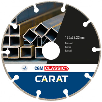 Carat Doorslijpschijf voor metaal | 125X22,23 mm | CGM Classic - CGMC125300