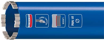 Carat laser diamantboor ø141x400xm30, beton master