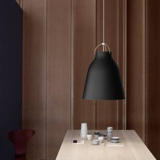 Caravaggio hanglamp Lightyears Ø40 mat zwart - Hoogte 51,6 x Diameter 40