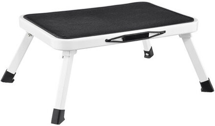 Caravan/camping opstap krukje - kunststof - staal - 38 x 26 x 17,5 cm - draagvermogen tot 150 kg