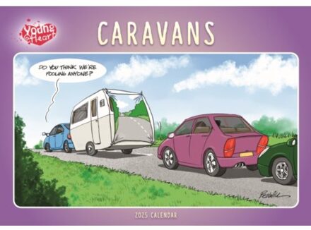 Caravans, Young At Heart A4 Calendar 2025 - Calendars, Carousel