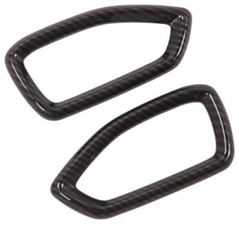 Carbon Fiber Air Vent Outlet Cover Trim Front Airconditioner Outlet Frame Auto-accessoires Voor Hyundai Santa Fe +