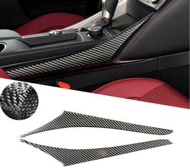 Carbon Fiber Console Versnellingspook Doos Panel Side Trim Voor Lexus IS250 IS350 14-18
