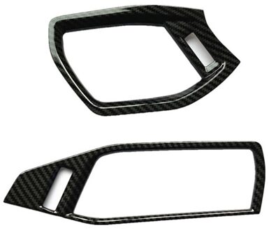Carbon Fiber Dashboard Airconditioner Vent Cover Trim Decoratie Panel Vent Frame Auto Accessoires Voor Ford Focus +