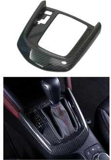 Carbon Fiber Interieur Gear Shift Doos Panel Holder Cover Voor Mazda CX-3 CX3