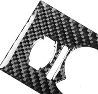 Carbon Fiber Koplamp Schakelaar Panel Cover Trim Voor Dodge Challenger Decoratieve Stickers