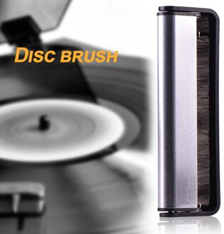 Carbon Fiber Schrobben Pad Zwart Audio Cleaning Tool Fonograaf Brush Cleaner Handvat Zachte Vinyl Anti Statische Draaitafels