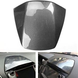 Carbon Fiber Stijl Auto Console Instrument Gps Navigatie Bovenste Cover Trim Styling Voor Hyundai IX35