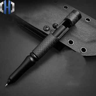 Carbon Fiber Tactical Pen Tungsten Steel Head Multifunctional Legal Self-defense Outdoor Supplies EDC Tools