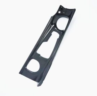 Carbon Fiber Tekening Auto Interieur Centrale Console Versnellingspook Panel Abs Bekleding 1Pcs Voor Toyota Chr C-HR Lhd & rhd 1 koolstofvezel RHD