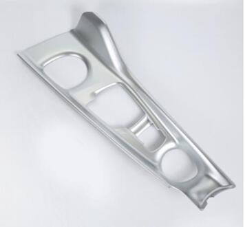 Carbon Fiber Tekening Auto Interieur Centrale Console Versnellingspook Panel Abs Bekleding 1Pcs Voor Toyota Chr C-HR Lhd & rhd 4 zilver LHD