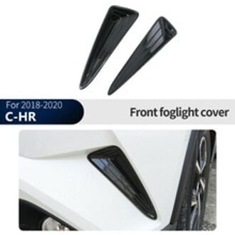 Carbon Fiber Voorbumper Fog Light Lamp Cover Trim Voor Toyota Chr Mistlamp Lamp Cover
