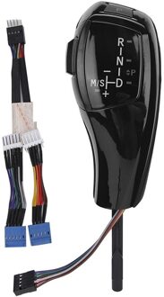 Carbon Fiber Zwart Zilver Led Pookknop Versnellingshendel Voor Bmw X3 Eerste Generatie E83 2003 Automatische accessoires