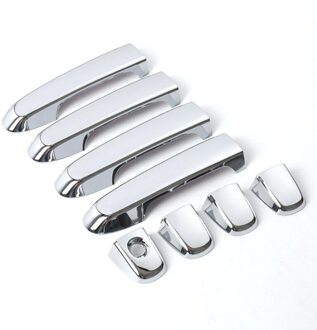Carbon Look Chrome Voor Toyota Camry Deurklink Catch Cover Decoratie Abs Anti-Collision Accessoires SL