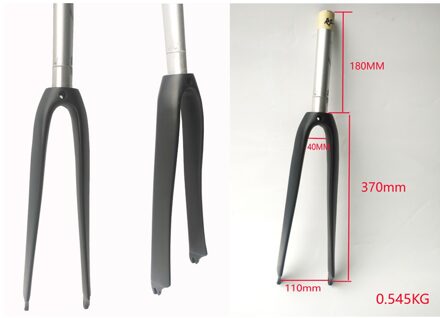 Carbon + Aluminium V racefiets Carbon Vork 700C 1-1/4 matt/glossy 3 k Fiets vork UD glanzend