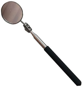 Carbon Staal Auto Telescopische Detectie Lens Opvouwbare Reparatie Inspectie Spiegel Fout Detectie Tool Accessoires Auto Reparatie Tool zwart