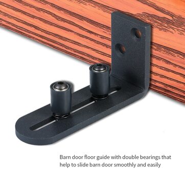 Carbon Stalen Schuifdeuren Floor Gids Floor Rolling Gids Verstelbare Twee Rollen Gids Flush Gids Roller Schuifdeuren Schuur Deur Bodem