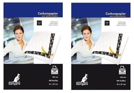 Carbonpapier - 200x - overtrek papier - 100 vellen - A4 formaat - Kantoor en hobby artikelen