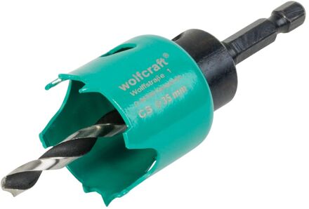 Carbonstalen Gatenzaag Voor Gipskartonplaten, Zeskantschacht 1/4", S30mm, Ø35mm