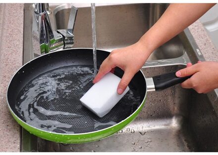 Carborundum Spons Om Vuil En Roest Spons Keuken Reinigingsborstel Cleaner Borstel Keuken Accessoires #50