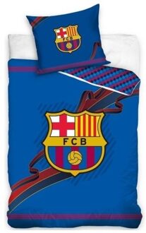 Carbotex Dekbedovertrek FC Barcelona - blauw 160 x 200 cm