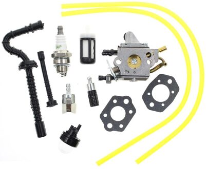 Carburateur Kit, voor Stihl MS192 MS192T Kettingzaag Carb Vervangen Zama C1Q-S258 Met Fuel Line Filter Bougie Tune-Up Kits