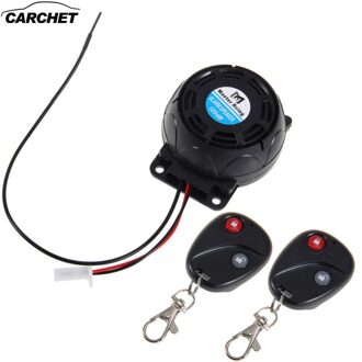 CARCHET Motorfiets Alarmsysteem Anti-diefstal Alarm Systeem met 2 Afstandsbediening Motor Start Voor Honda voor Yamaha
