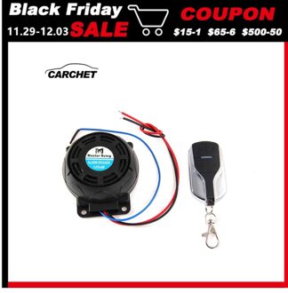 CARCHET Motorfiets Moto Alarm Anti-diefstal Beveiliging Waarschuwing Lock Motor Inbraakalarm Dual Afstandsbediening Sensor 2017new