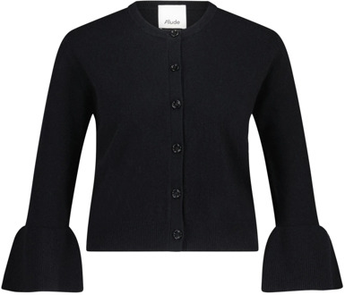Cardigans Allude , Black , Dames - L,S,Xs