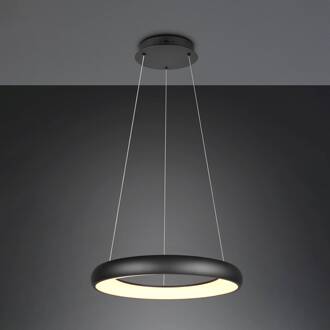 Cardona hanglamp, Ø 62 cm, zwart, CCT, metaal zwart mat