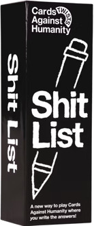 Cards against Humanity Shit List Party Game