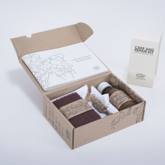 Care and repair kit - solid wood whitewash hout Wit