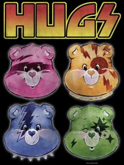 Care Bears Hugs Unisex T-Shirt - Black - XXL Zwart
