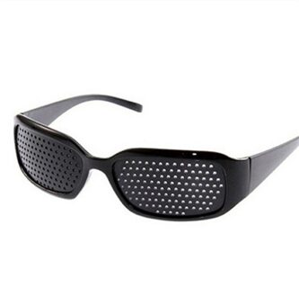 Care Gezichtsvermogen Verbeteraar/Pinhole Unisex Bril Anti-vermoeidheid Stenopeic Bril Vermoeidheid Verlichten Oogje Bril 1 Pcs