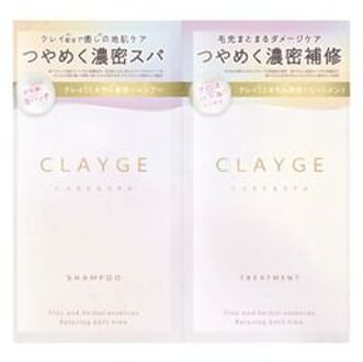 Care & Spa Clay PS Pearl Shine Shampoo & Hair Treatment Trial Set 10ml x 2