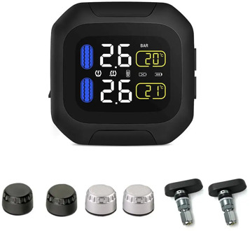 CAREUD Motorcycle Tire Pressure Monitoring System Super Waterproof Sun Protection Tpms System M3 TPMS Universial Waterproof