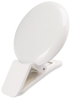 Carga Usb Selfi Voor Xiaomi Mini Selfie Licht Oplaadbare Beatuty Selfie Led Licht Selfie Aanvullende Verlichting Clip wit