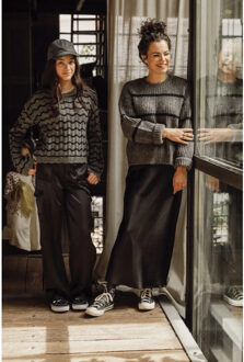 Cargo broek satijn voor meisjes in de kleur - maat 134 Zwart