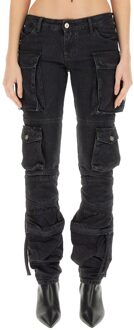 Cargo Jeans Zwart - 26 (Taille)