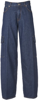 Cargo Loose-fit Jeans voor Vrouwen Haikure , Blue , Dames - W26