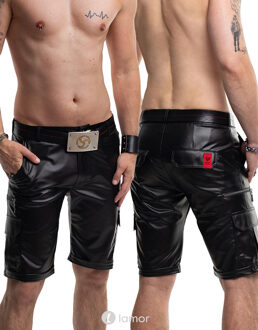 Cargo wetlook heren Short ,Paolo001 - Maat: S