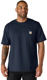 Carhartt Deadborn Casual T-shirt Heren XS Donkerblauw