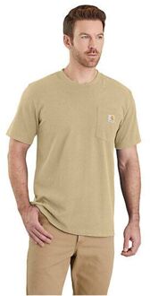 Carhartt Dearborn Relaxed Pocket Casual T-shirt Heren XS Beige