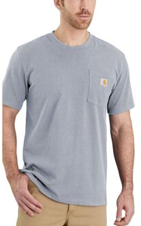 Carhartt Dearborn Relaxed Pocket Casual T-shirt Heren XS Grijs