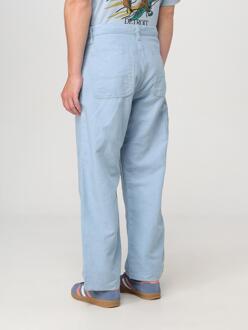 Carhartt Dubbele Knie Timmerman Relaxed Fit Broek Lichtblauw